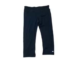 Lukka S Capri Compression Pants Black Athletic Athleisure yoga stretch c…